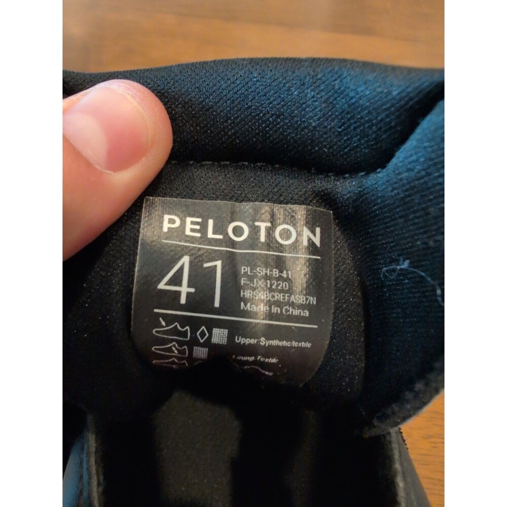 Peloton Black and Red Athletic Shoes - Picture 7 of 7